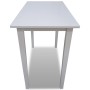 White wooden high table by vidaXL, Kitchen and dining tables - Ref: Foro24-241701, Price: 107,18 €, Discount: %