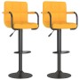 Kitchen stools 2 units fabric mustard yellow by , Kitchen stools - Ref: Foro24-334642, Price: 159,90 €, Discount: %