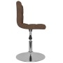 Silla de comedor giratoria tela marrón de , Sillas de comedor - Ref: Foro24-3087471, Precio: 74,99 €, Descuento: %