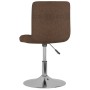 Silla de comedor giratoria tela marrón de , Sillas de comedor - Ref: Foro24-3087471, Precio: 74,99 €, Descuento: %