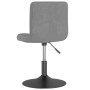 6 light gray velvet swivel dining chairs by , dining chairs - Ref: Foro24-3087492, Price: 360,04 €, Discount: %