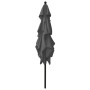 3-level parasol with anthracite gray aluminum pole 2.5x2.5 m by vidaXL, Umbrellas - Ref: Foro24-313838, Price: 75,70 €, Disco...