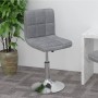 Light gray fabric swivel kitchen stool by , Kitchen stools - Ref: Foro24-334199, Price: 82,86 €, Discount: %