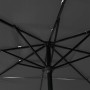 3-level parasol with anthracite gray aluminum pole 2.5x2.5 m by vidaXL, Umbrellas - Ref: Foro24-313838, Price: 75,70 €, Disco...