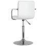 Swivel dining chairs 4 units white synthetic leather by , dining chairs - Ref: Foro24-3087886, Price: 249,42 €, Discount: %