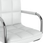 Swivel dining chairs 4 units white synthetic leather by , dining chairs - Ref: Foro24-3087886, Price: 249,42 €, Discount: %