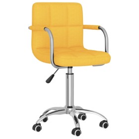 Mustard yellow fabric swivel dining chair by , dining chairs - Ref: Foro24-3087976, Price: 102,61 €, Discount: %