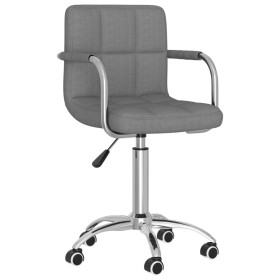 Light gray fabric swivel dining chair by , dining chairs - Ref: Foro24-3087969, Price: 96,47 €, Discount: %