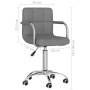 Light gray fabric swivel dining chair by , dining chairs - Ref: Foro24-3087969, Price: 84,99 €, Discount: %