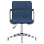 Blue fabric swivel dining chair by , dining chairs - Ref: Foro24-3088066, Price: 100,44 €, Discount: %