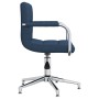 Blue fabric swivel dining chair by , dining chairs - Ref: Foro24-3088066, Price: 100,44 €, Discount: %