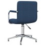 Blue fabric swivel dining chair by , dining chairs - Ref: Foro24-3088066, Price: 100,44 €, Discount: %