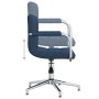 Blue fabric swivel dining chair by , dining chairs - Ref: Foro24-3088066, Price: 100,44 €, Discount: %