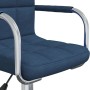 Blue fabric swivel dining chair by , dining chairs - Ref: Foro24-3088066, Price: 100,44 €, Discount: %