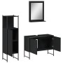 Set de muebles de baño 3 piezas madera contrachapada negro de , Muebles de baño - Ref: Foro24-3214349, Precio: 174,30 €, Desc...