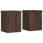 Soportes de plantas 2 uds madera marrón roble 15x15x20 cm de , Soportes para macetas - Ref: Foro24-852894, Precio: 27,23 €, D...