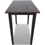 Brown wooden high table by vidaXL, Kitchen and dining tables - Ref: Foro24-241703, Price: 121,39 €, Discount: %