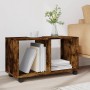 Armario con ruedas madera ingeniería roble ahumado 72x33x42,5cm de , Mesas auxiliares - Ref: Foro24-853141, Precio: 40,06 €, ...