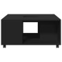 Engineered wood black coffee table 80x80x40 cm by , Coffee table - Ref: Foro24-853174, Price: 82,99 €, Discount: %