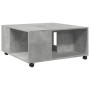 Mesa de centro madera de ingeniería gris hormigón 80x80x40 cm de , Mesas de centro - Ref: Foro24-853176, Precio: 80,16 €, Des...