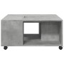 Engineered wood gray concrete coffee table 80x80x40 cm by , Coffee table - Ref: Foro24-853176, Price: 80,07 €, Discount: %