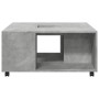 Engineered wood gray concrete coffee table 80x80x40 cm by , Coffee table - Ref: Foro24-853176, Price: 80,07 €, Discount: %