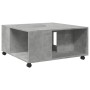 Engineered wood gray concrete coffee table 80x80x40 cm by , Coffee table - Ref: Foro24-853176, Price: 80,07 €, Discount: %