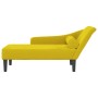 Sofá diván con cojines terciopelo amarillo de , Divanes - Ref: Foro24-4007594, Precio: 143,59 €, Descuento: %