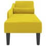 Sofá diván con cojines terciopelo amarillo de , Divanes - Ref: Foro24-4007594, Precio: 143,59 €, Descuento: %