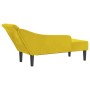 Sofá diván con cojines terciopelo amarillo de , Divanes - Ref: Foro24-4007594, Precio: 143,59 €, Descuento: %