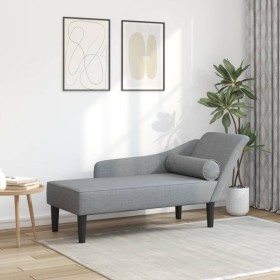 Daybed sofa with light gray fabric cushions by , Daybeds - Ref: Foro24-4007596, Price: 126,03 €, Discount: %