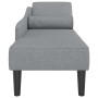 Tagesbettsofa mit Kissen aus hellem grauem Stoff. von , Tagesbetten - Ref: Foro24-4007596, Preis: 125,86 €, Rabatt: %