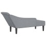 Tagesbettsofa mit Kissen aus hellem grauem Stoff. von , Tagesbetten - Ref: Foro24-4007596, Preis: 125,86 €, Rabatt: %