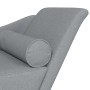 Tagesbettsofa mit Kissen aus hellem grauem Stoff. von , Tagesbetten - Ref: Foro24-4007596, Preis: 125,86 €, Rabatt: %