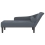 Dark gray velvet daybed sofa with cushions by , Daybeds - Ref: Foro24-4007589, Price: 125,77 €, Discount: %