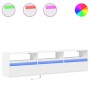 Wall-mounted TV unit with white LED lights 180x31x45 cm by , TV Furniture - Ref: Foro24-3307940, Price: 177,14 €, Discount: %