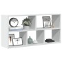 Engineered white wood wall shelf 100x25x50 cm by , Shelves and shelves - Ref: Foro24-853272, Price: 47,50 €, Discount: %