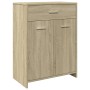 Armario de baño madera contrachapada roble Sonoma 60x33x80 cm de , Muebles de baño - Ref: Foro24-849645, Precio: 64,66 €, Des...