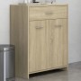 Armario de baño madera contrachapada roble Sonoma 60x33x80 cm de , Muebles de baño - Ref: Foro24-849645, Precio: 64,66 €, Des...