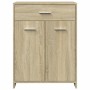 Armario de baño madera contrachapada roble Sonoma 60x33x80 cm de , Muebles de baño - Ref: Foro24-849645, Precio: 64,66 €, Des...