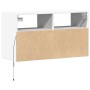 Wall-mounted TV stand with LED lights white 80x31x45 cm by , TV Furniture - Ref: Foro24-852327, Price: 74,99 €, Discount: %