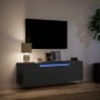 Wall-mounted TV stand with LED lights black 135x31x39.5 cm by , TV Furniture - Ref: Foro24-852384, Price: 95,82 €, Discount: %