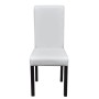 Sillas de comedor 2 unidades cuero sintético blanco de vidaXL, Sillas de comedor - Ref: Foro24-241728, Precio: 115,37 €, Desc...