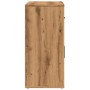 Aparador madera de ingeniería roble artesanal 80x33x70 cm de , Aparadores - Ref: Foro24-857076, Precio: 96,45 €, Descuento: %