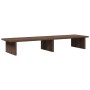 Braune Eichenholz-Ingenieur-Holz-Bildschirmstütze 100x27x15 cm von , Computersockel und -erhöhungen - Ref: Foro24-854712, Pre...