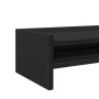 Soporte de monitor madera ingeniería negro 100x24x16 cm de , Bases y elevadores para ordenadores - Ref: Foro24-854725, Precio...