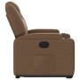 Electric reclining and lifting armchair in brown fabric by , Armchairs - Ref: Foro24-3204396, Price: 312,24 €, Discount: %