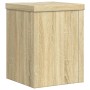 Plant stands 2 units oak wood Sonoma 15x15x20 cm by , Pot stands - Ref: Foro24-852890, Price: 26,60 €, Discount: %