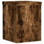 Plant stands 2 units smoked oak wood 15x15x20 cm by , Pot stands - Ref: Foro24-852892, Price: 26,99 €, Discount: %