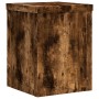 Plant stands 2 units smoked oak wood 15x15x20 cm by , Pot stands - Ref: Foro24-852892, Price: 26,99 €, Discount: %